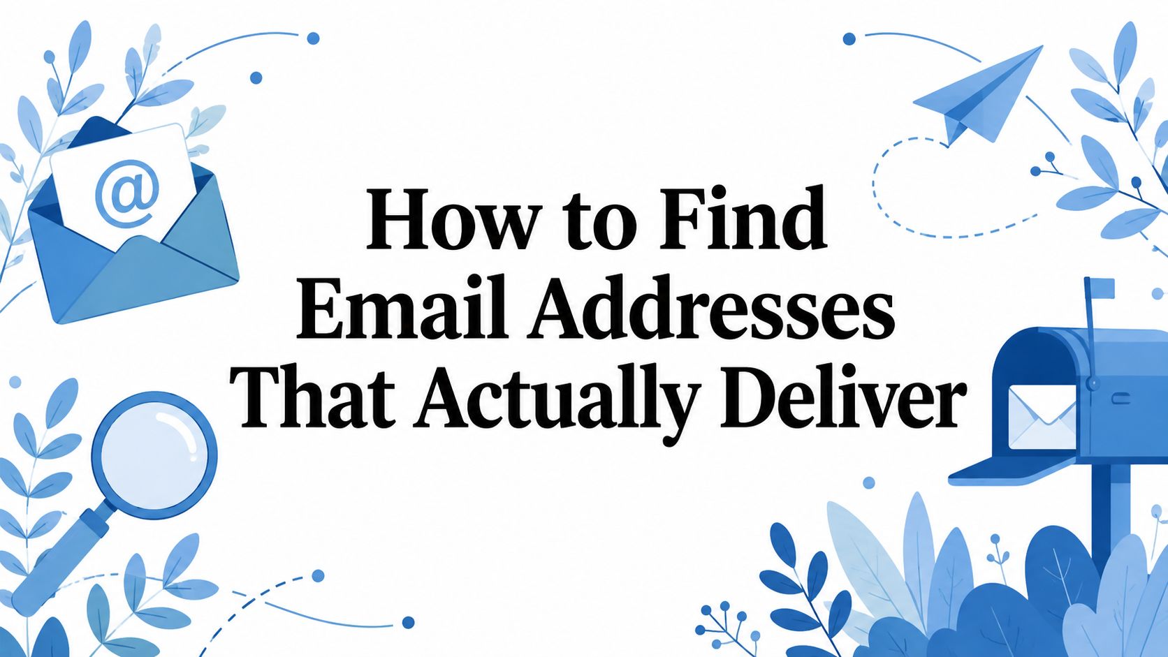 How to Find Email Addresses That Actually Deliver