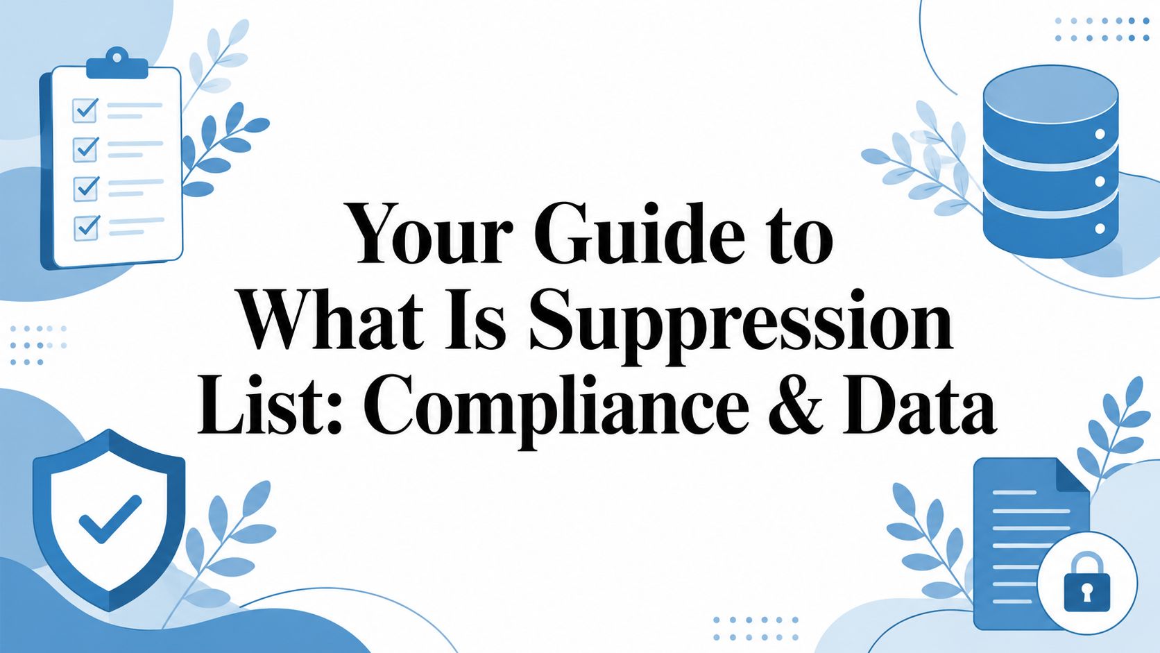 Your Guide to What Is Suppression List: Compliance & Data