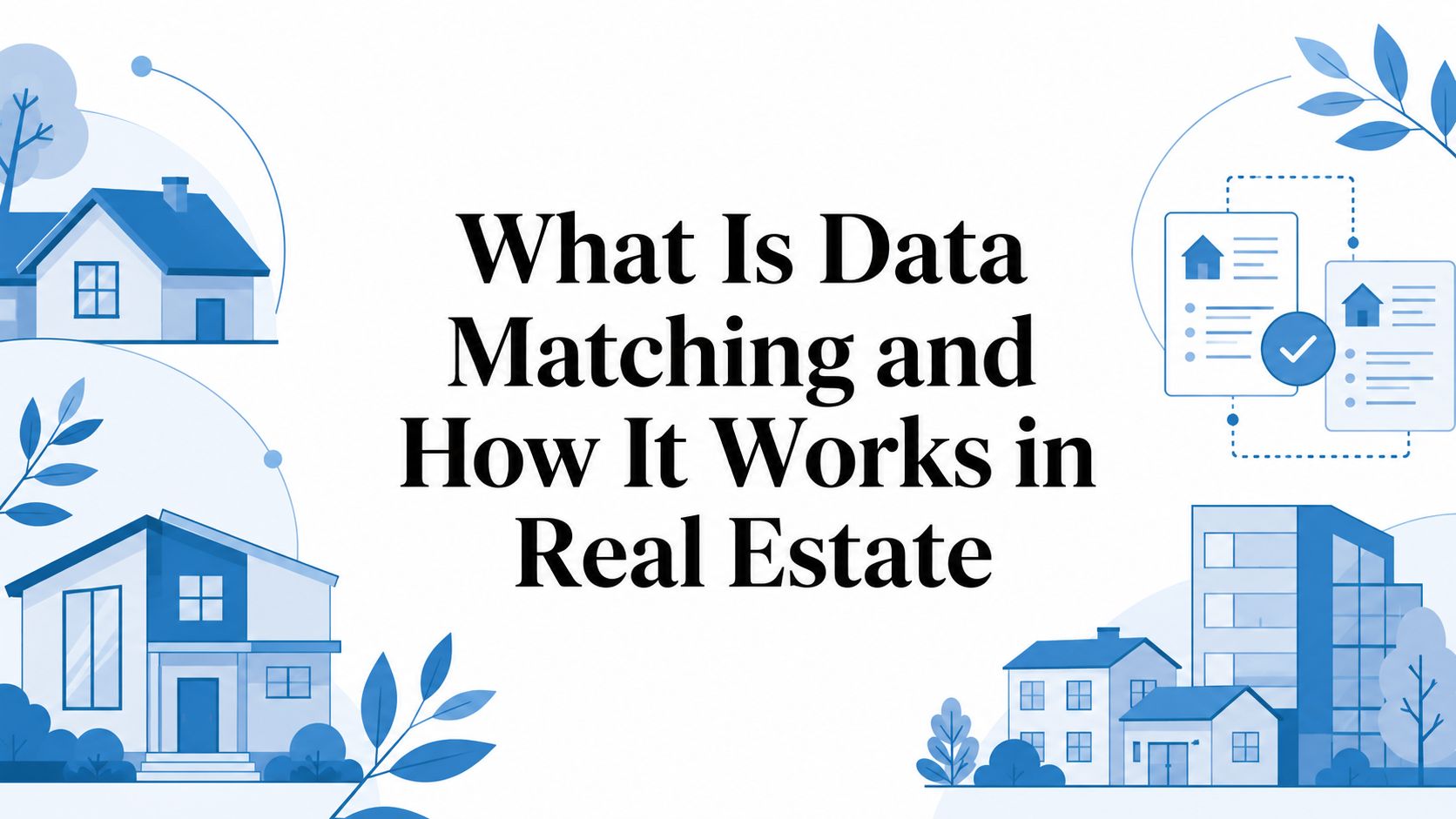 What Is Data Matching and How It Works in Real Estate