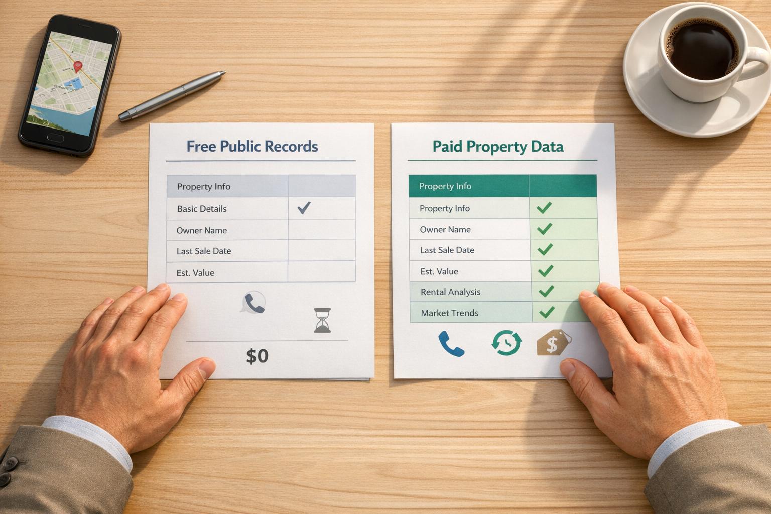 Free vs. Paid Property Data: What Real Estate Investors Need to Know