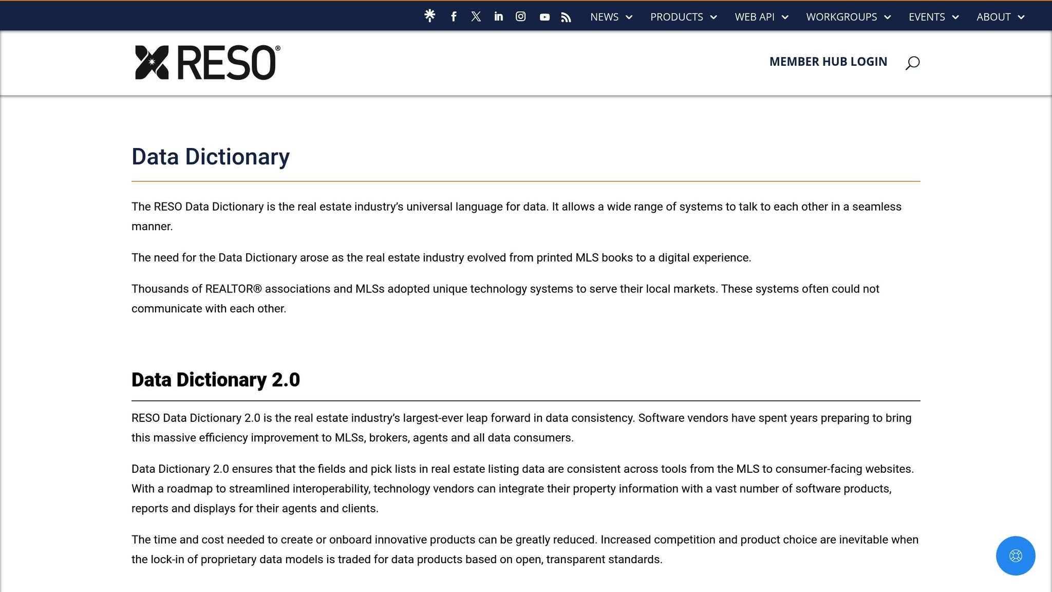 RESO Data Dictionary