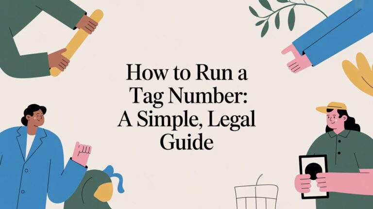 How to Run a Tag Number: The Legal Framework for Businesses
