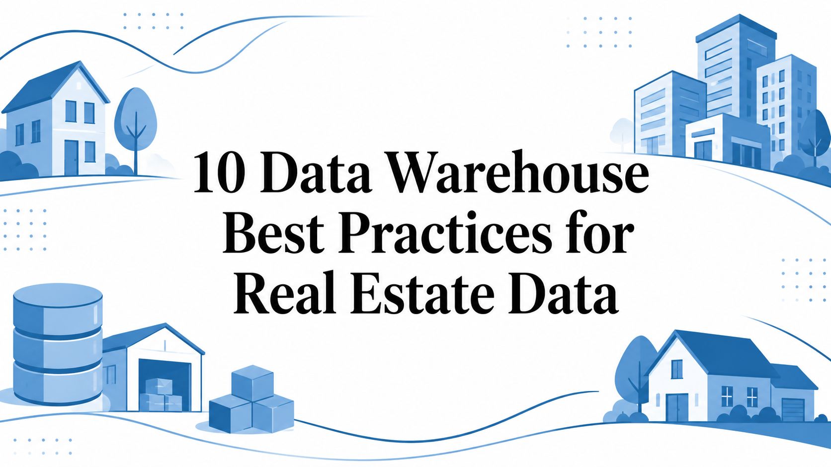 10 Data Warehouse Best Practices for Real Estate Data
