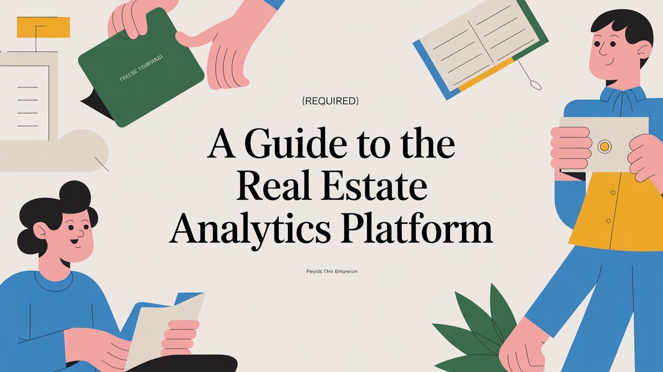 A Guide to the Real Estate Analytics Platform in 2026