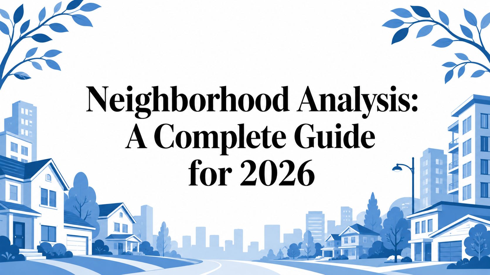 Neighborhood Analysis: A Complete Guide for 2026