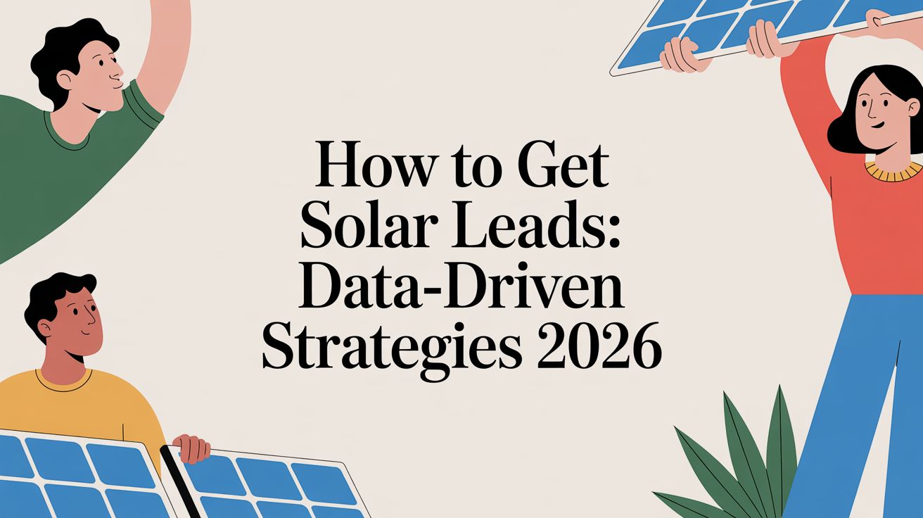 How To Get Solar Leads: Data-Driven Strategies 2026