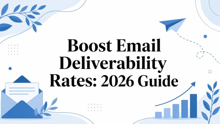 Boost Email Deliverability Rates: 2026 Guide