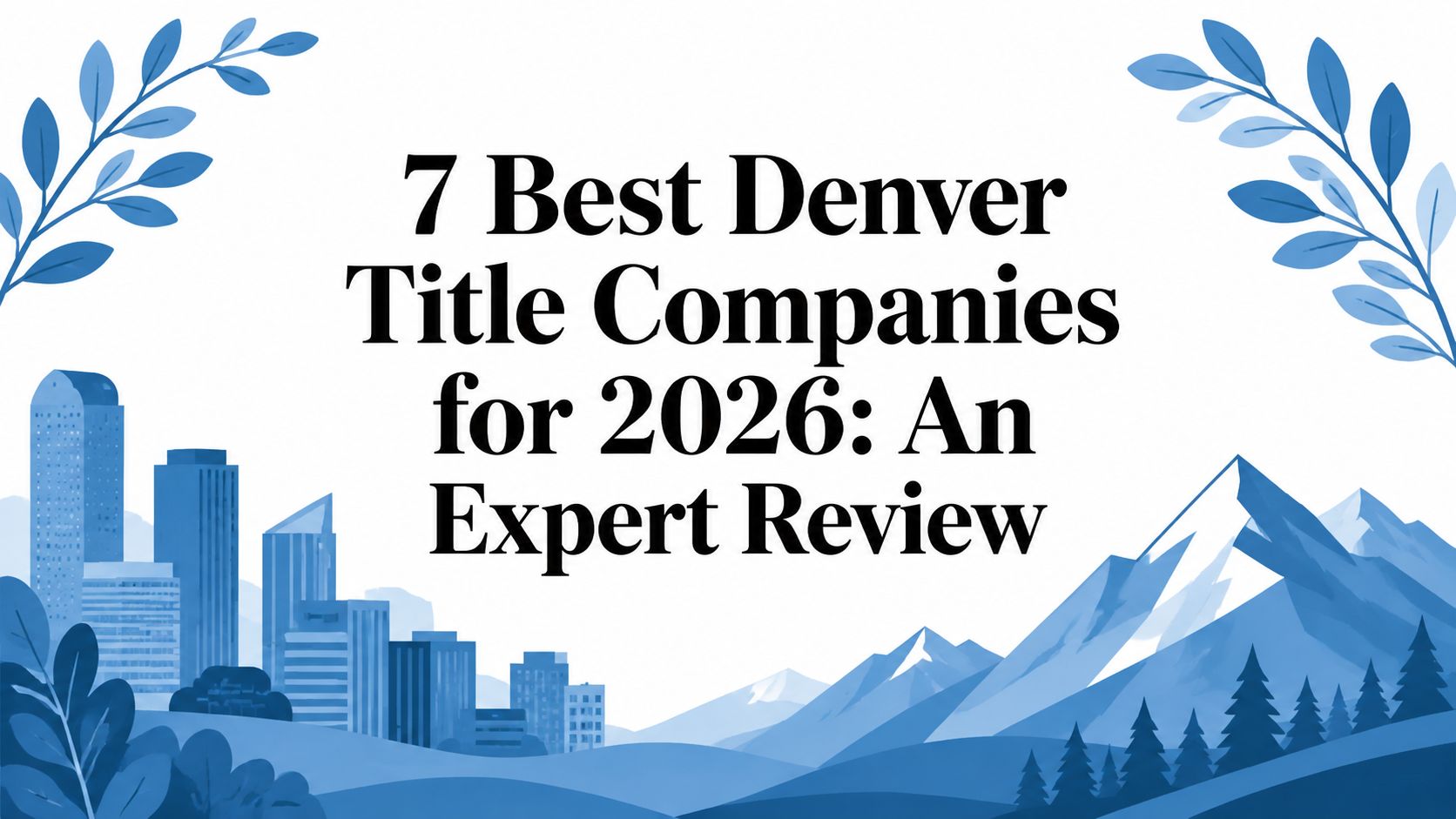 7 Best Denver Title Companies for 2026: An Expert Review