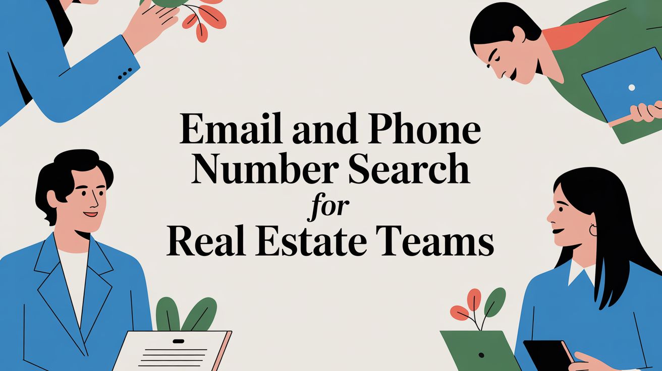 Email and Phone Number Search for Real Estate: The Definitive 2026 Guide