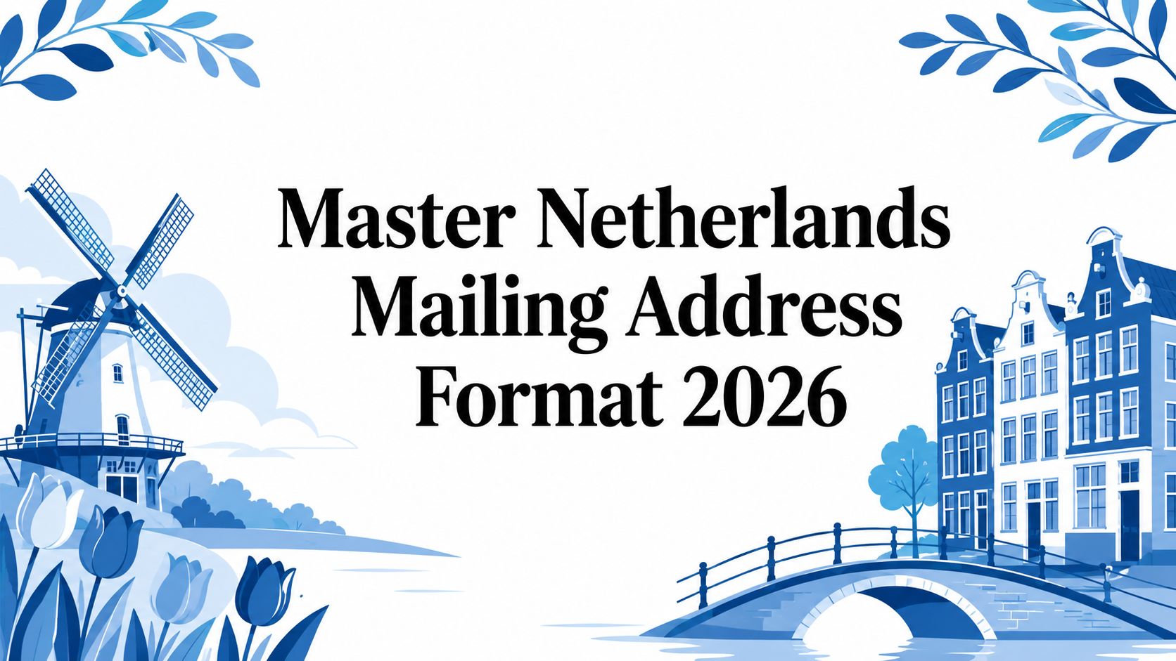 Master Netherlands Mailing Address Format 2026