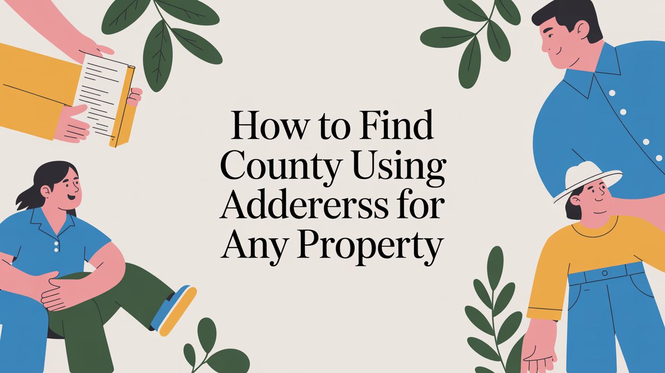 How to Find County Using Address for Any Property