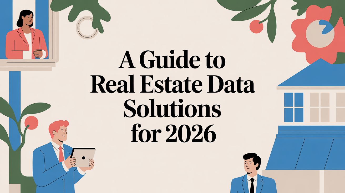 The Authoritative Guide to Real Estate Data Solutions for 2026