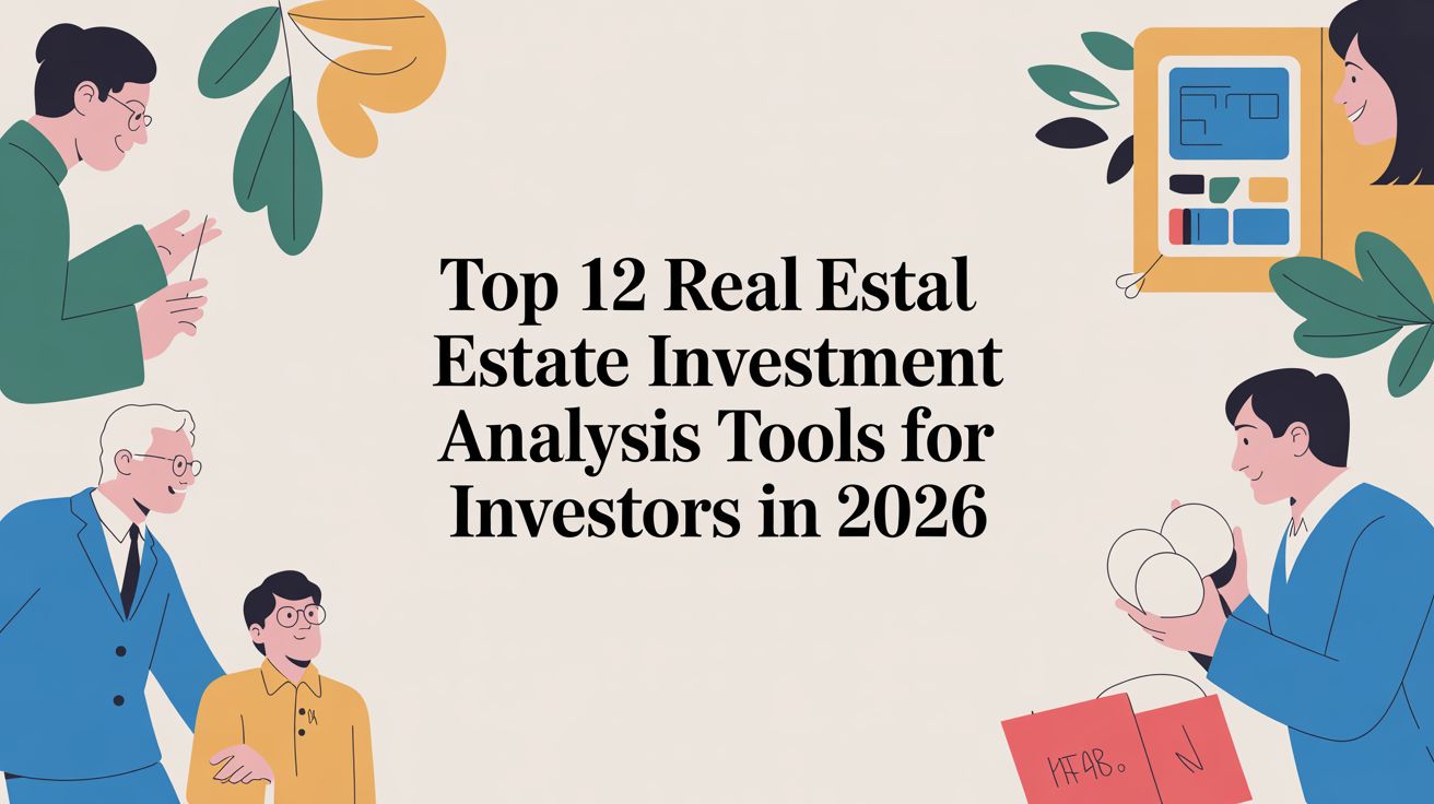Top 12 Real Estate Investment Analysis Tools for Investors in 2026