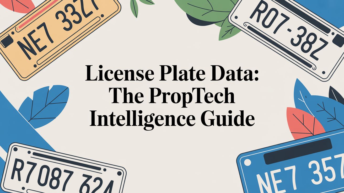 License Plate Data: The Proptech Intelligence Guide