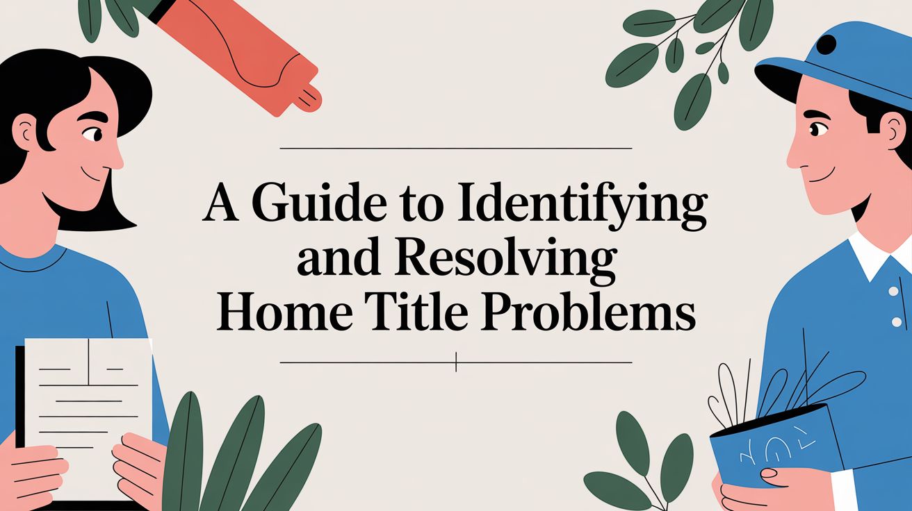 A Guide to Identifying and Resolving Home Title Problems