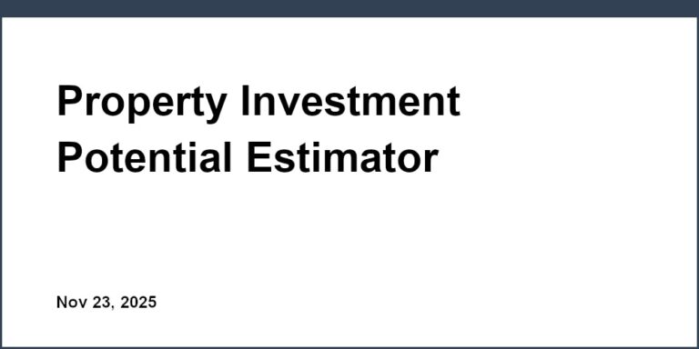 Potential Estimator