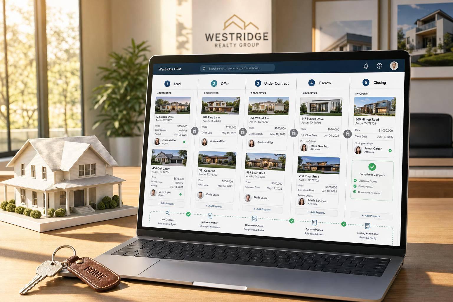 Custom CRM Setup for Real Estate Transactions