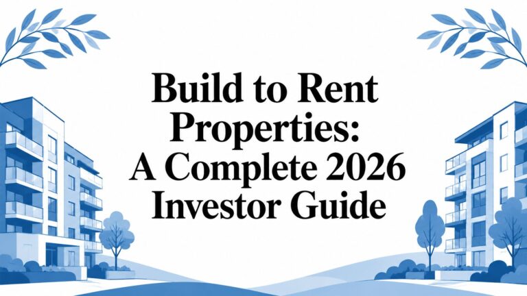 Build to Rent Properties: A Complete 2026 Investor Guide