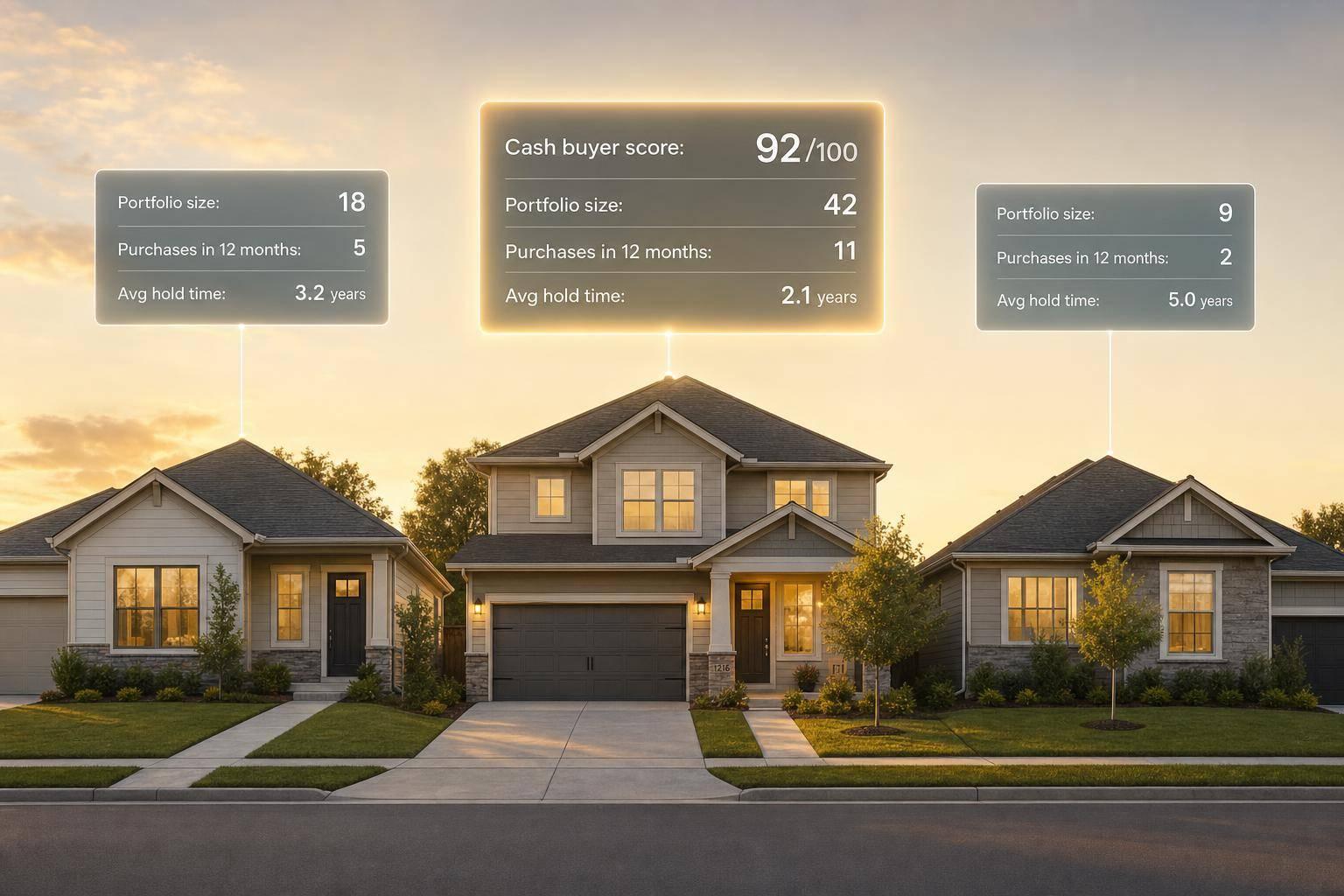 Cash Buyer Signals in Property Data: Portfolio Size, Purchase Counts, and Hold Time