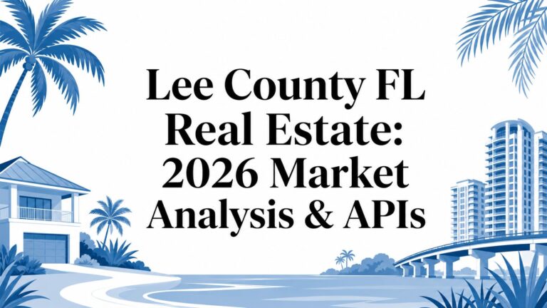 Lee County FL Real Estate: 2026 Market Analysis & APIs