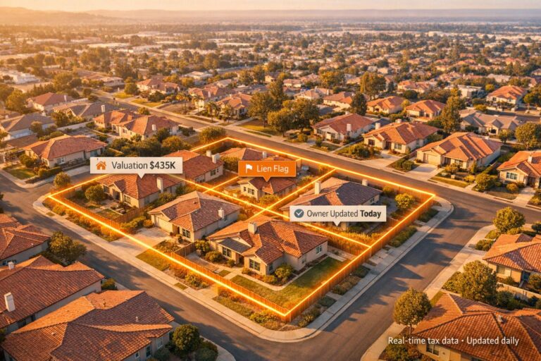 Real-Time Tax Data for Real Estate Investors