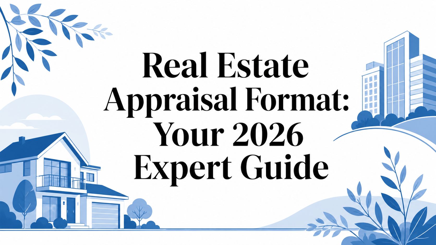 Real Estate Appraisal Format: Your 2026 Expert Guide