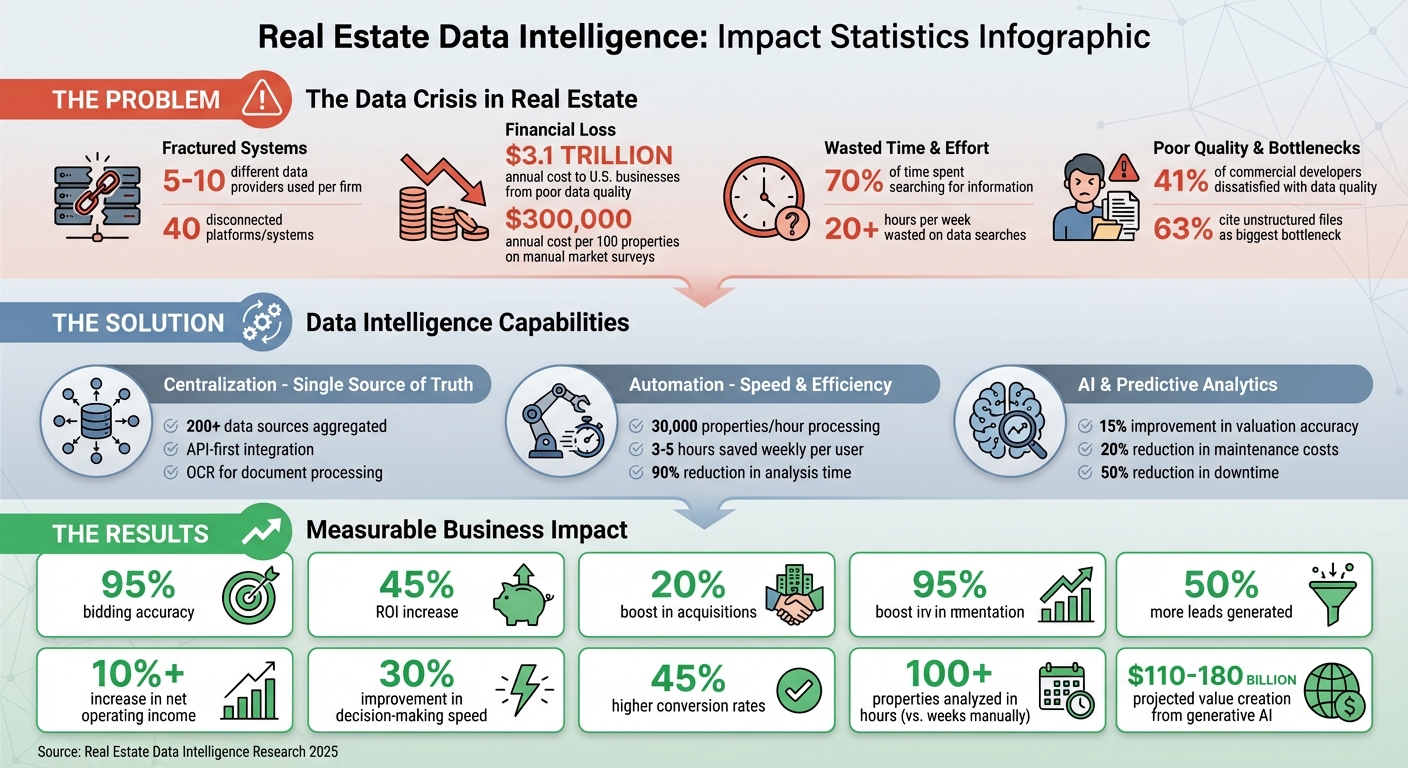 Real Estate Data Intelligence: Key Statistics and ROI Impact