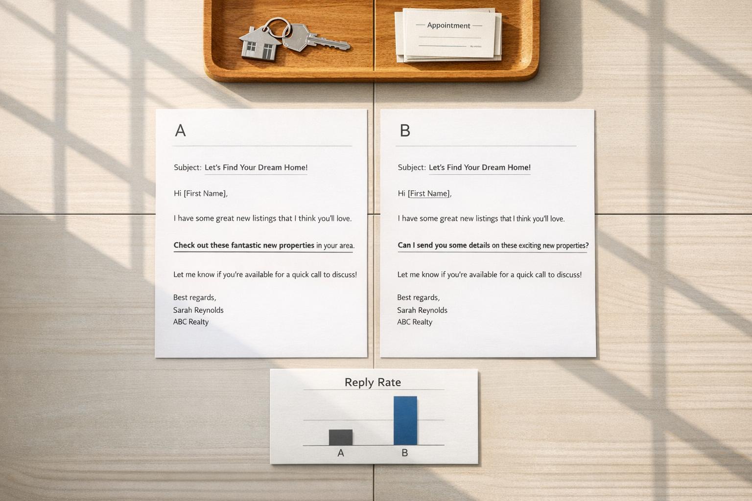 A/B Testing for Real Estate Lead Outreach