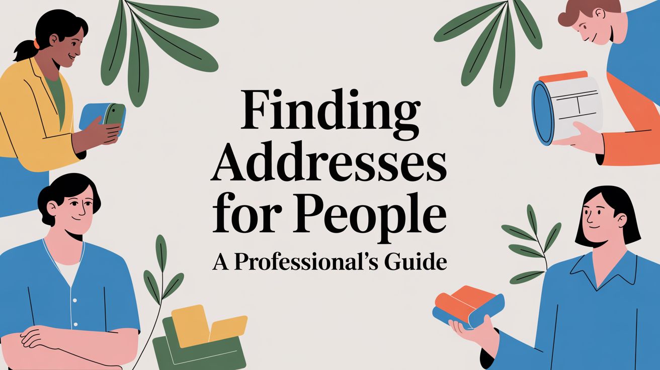 A Professional’s Guide to Finding Addresses for People in 2026