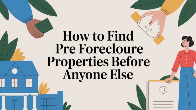 How to Find Pre Foreclosure Properties Before Anyone Else