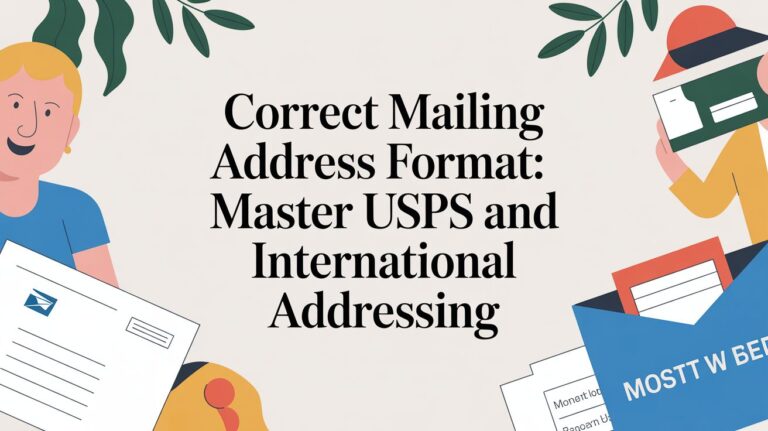 Correct Mailing Address Format: A No-Fluff Guide to USPS & International Standards
