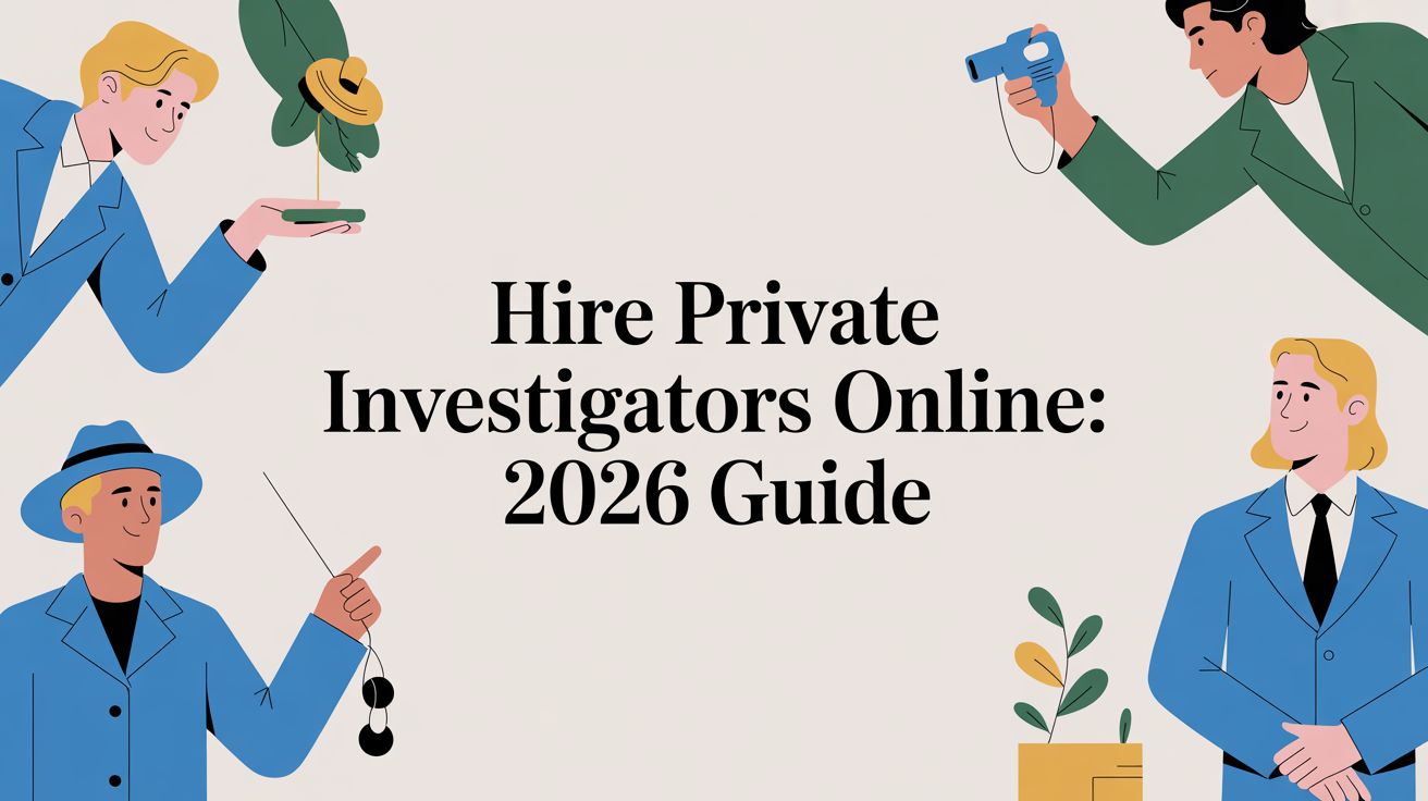 Hire Private Investigators Online: 2026 Guide