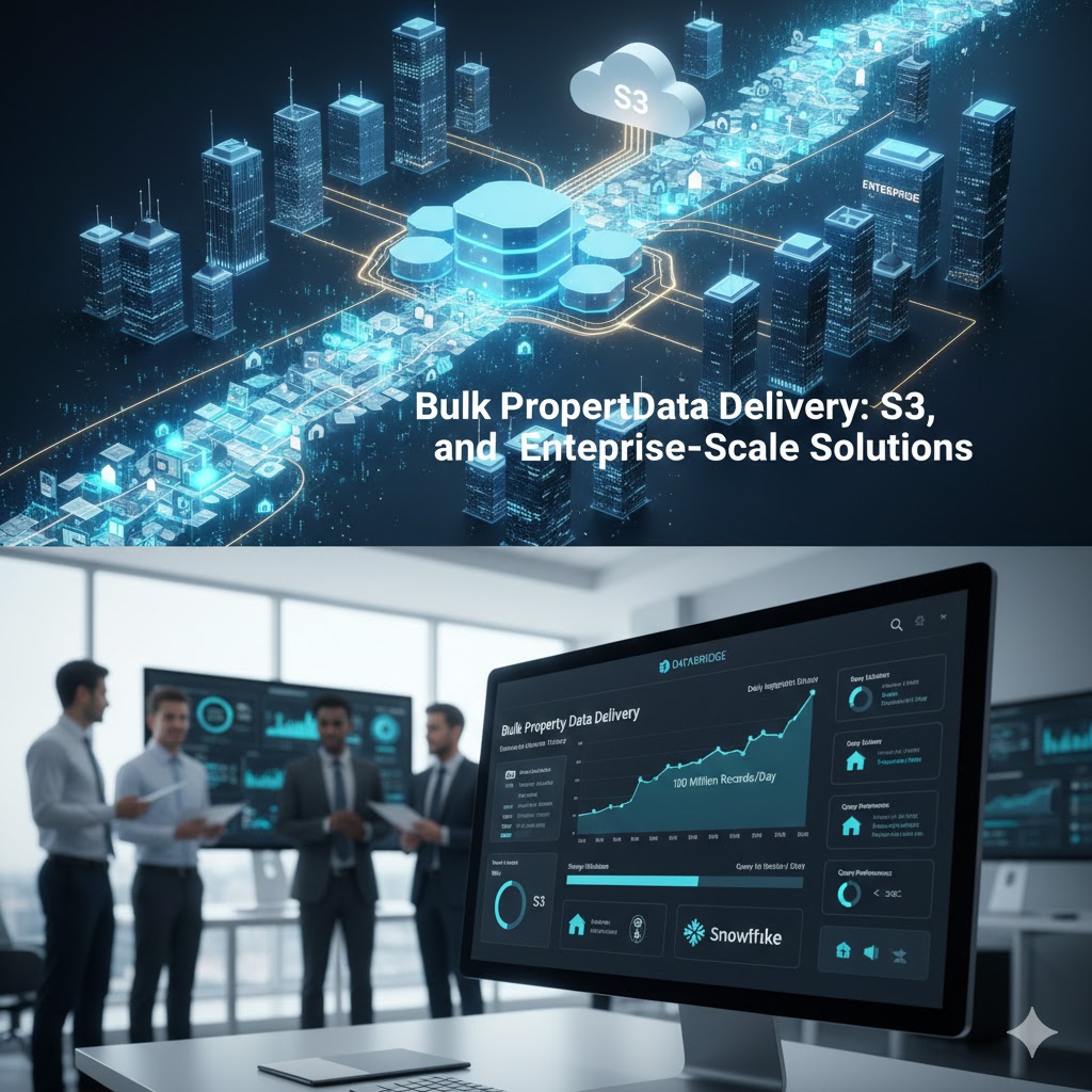 Bulk Property Data Delivery: S3, Snowflake, and Enterprise-Scale Solutions