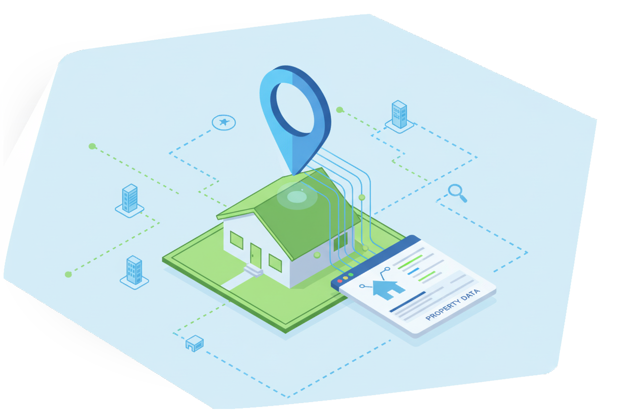 A digital real estate dashboard showing predictive lead scores, stacked motivation filters, and carrier-verified contact data.