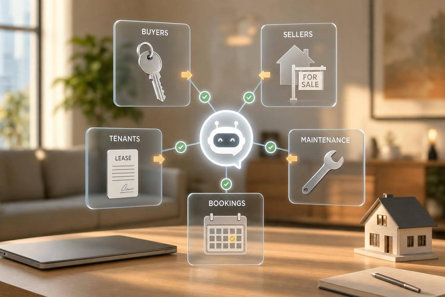 Real Estate Chatbot Use Cases: Workflow Map