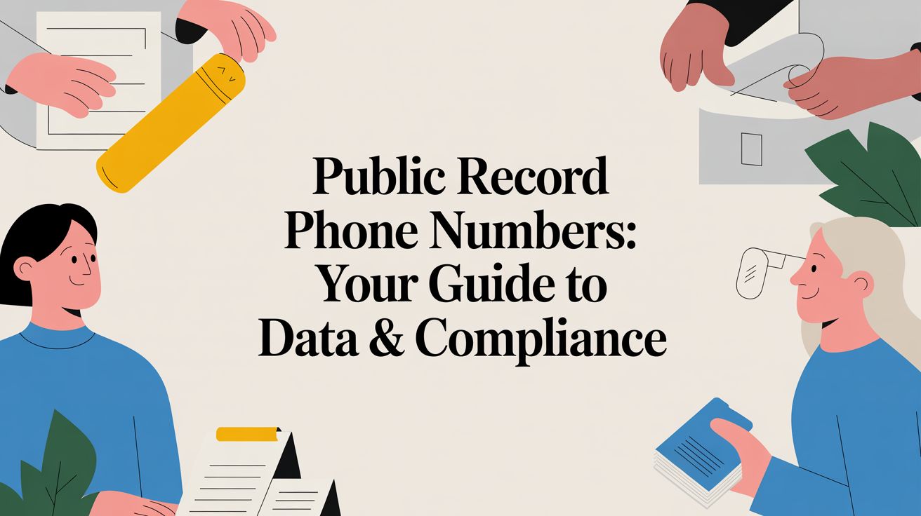 Public Record Phone Numbers: Your Guide to Data & Compliance