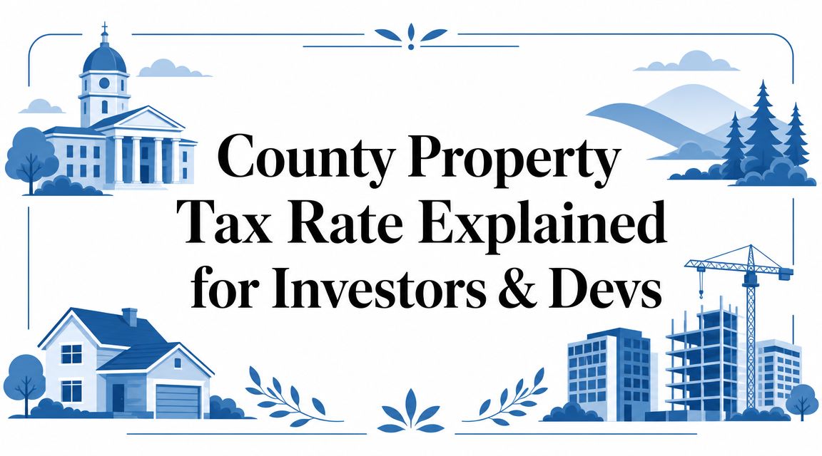 County Property Tax Rate Explained for Investors & Devs