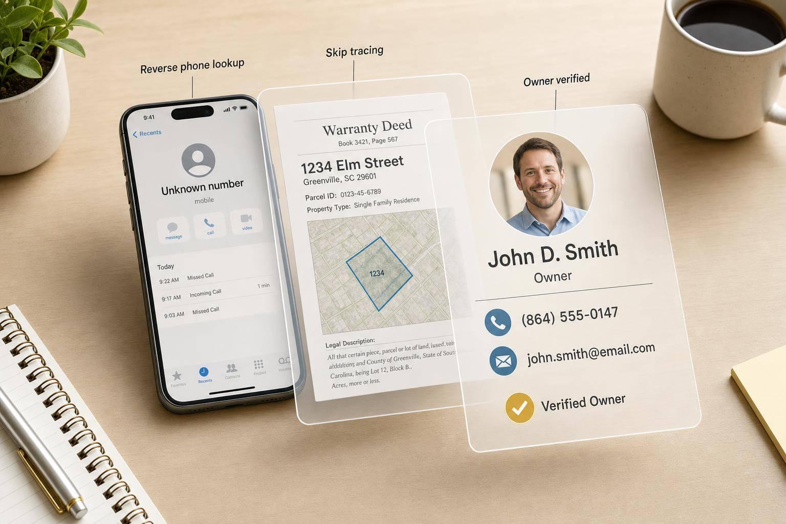 Reverse Phone Lookup vs. Skip Tracing for Investors