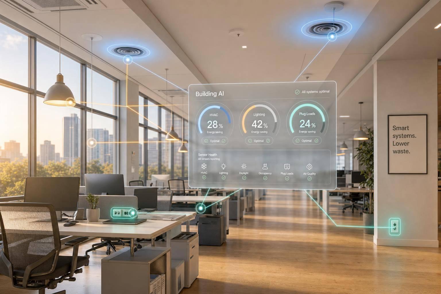 How AI Cuts Building Energy Waste
