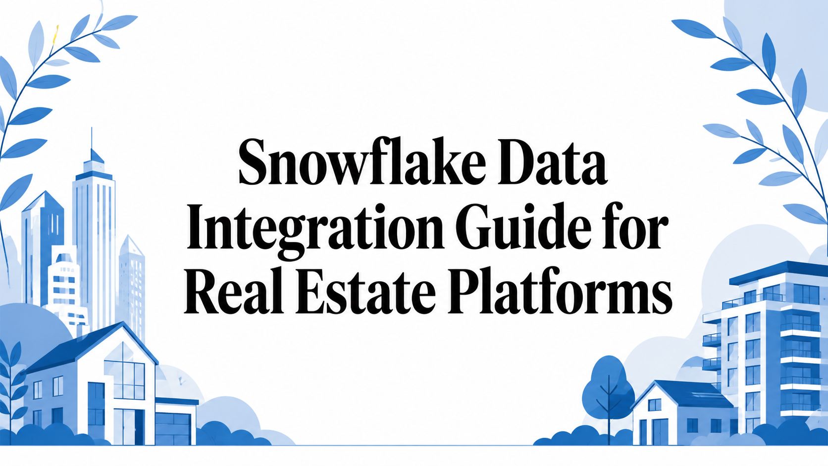 Snowflake Data Integration Guide for Real Estate Platforms