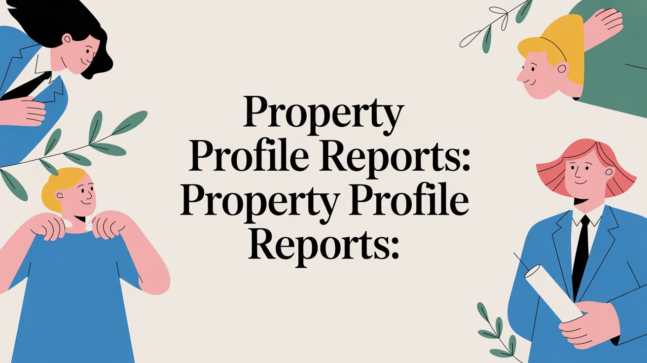 Property Profile Reports: Property Profile Reports: