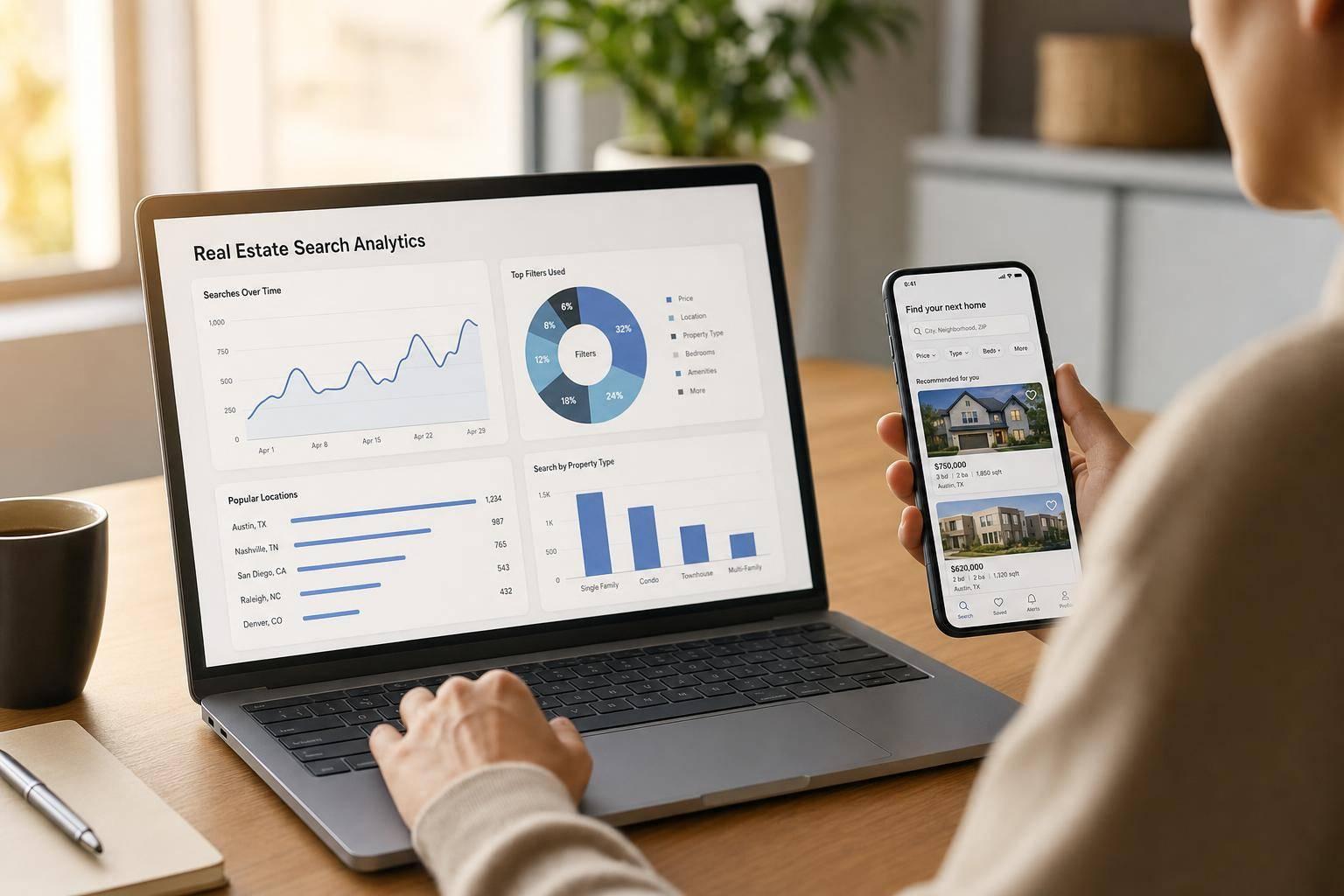 Real Estate App Data: Search Behavior Study