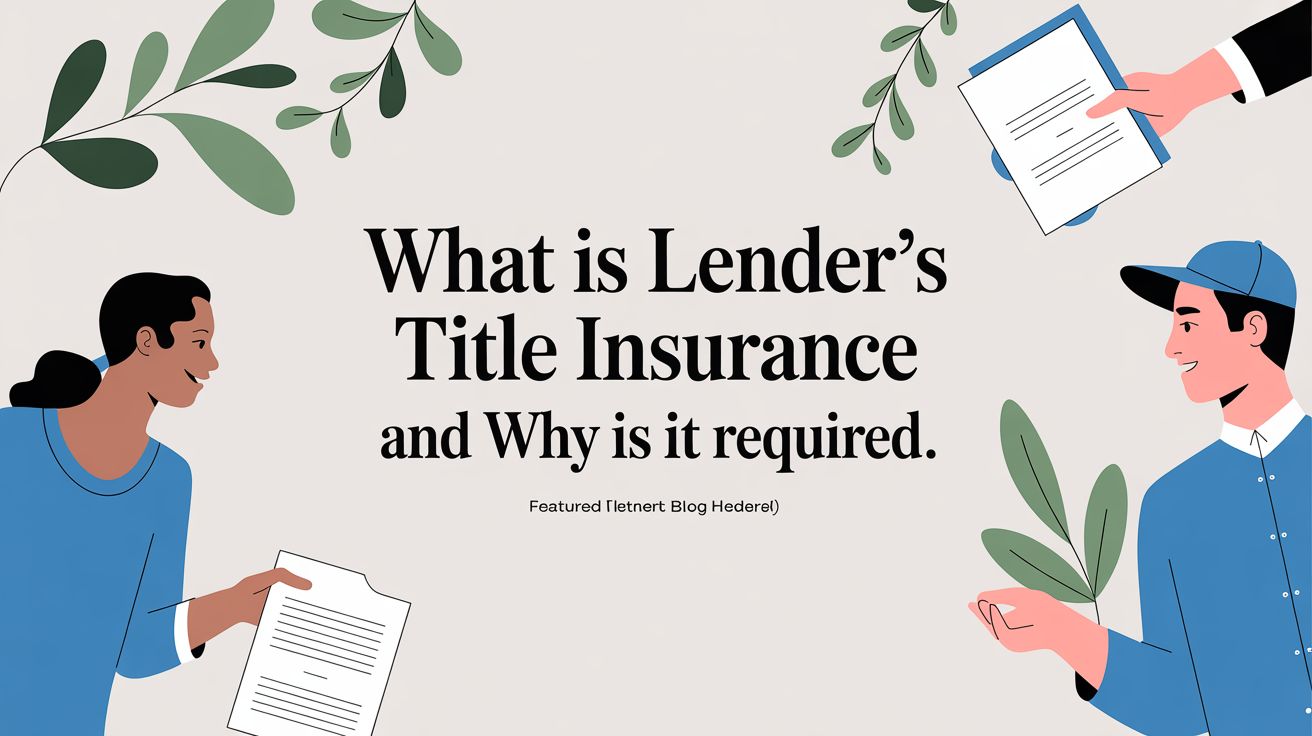 What Is Lender’s Title Insurance And Why Is It Required?