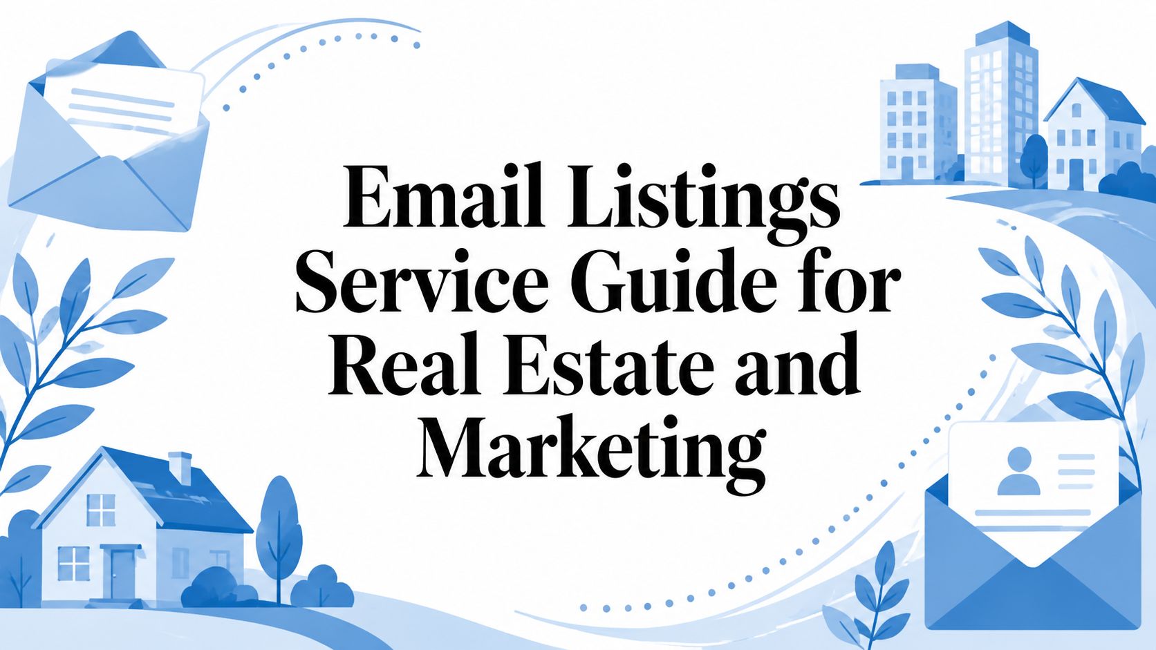 Email Listings Service Guide for Real Estate and Marketing