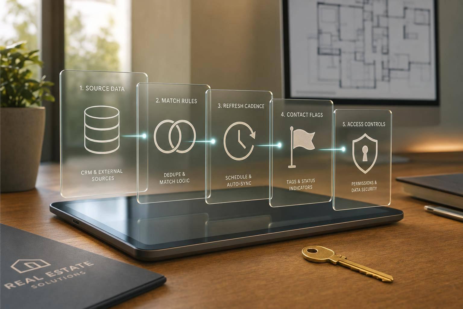 Real Estate Dashboard Setup: CRM Data Flow