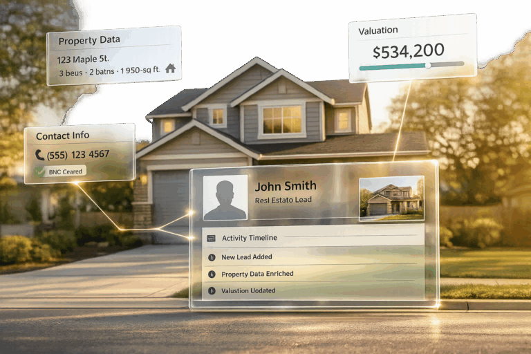 GoHighLevel + BatchData: Automatically Enrich Real Estate Leads with Property & Contact Data