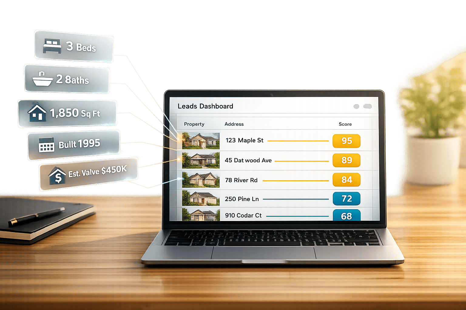 How to Use BatchData’s API to Automatically Score and Rank Real Estate Leads in Your CRM