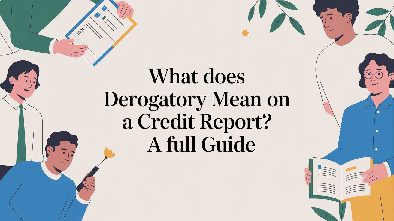 What Does Derogatory Mean on a Credit Report? A Full Guide