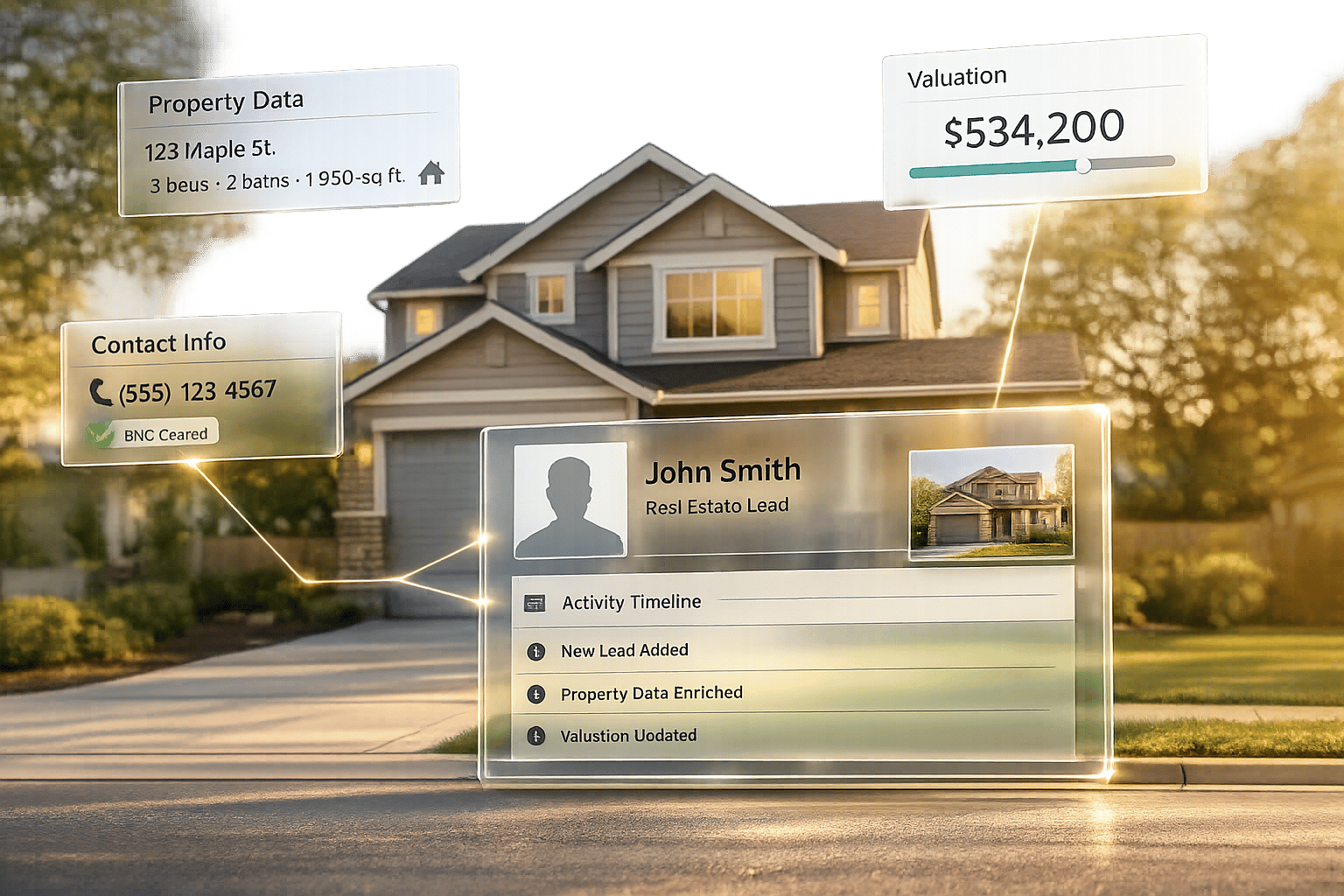 GoHighLevel + BatchData: Automatically Enrich Real Estate Leads with Property & Contact Data