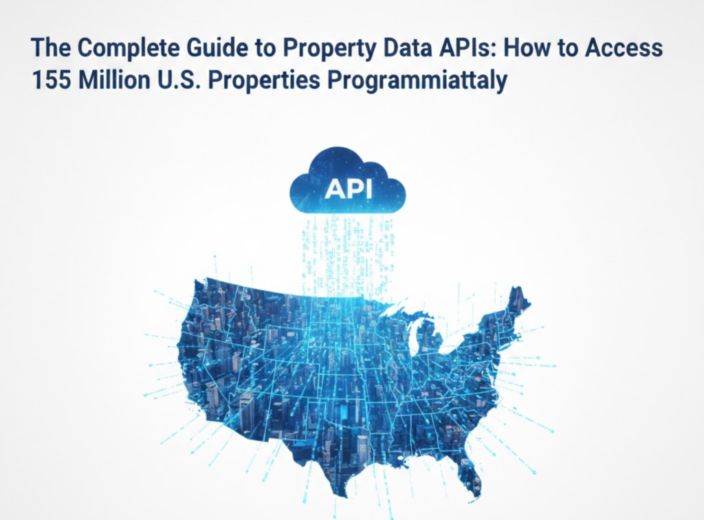 Prop Data The Complete Guide to Property Data APIs: How to Access 155 Million U.S ...